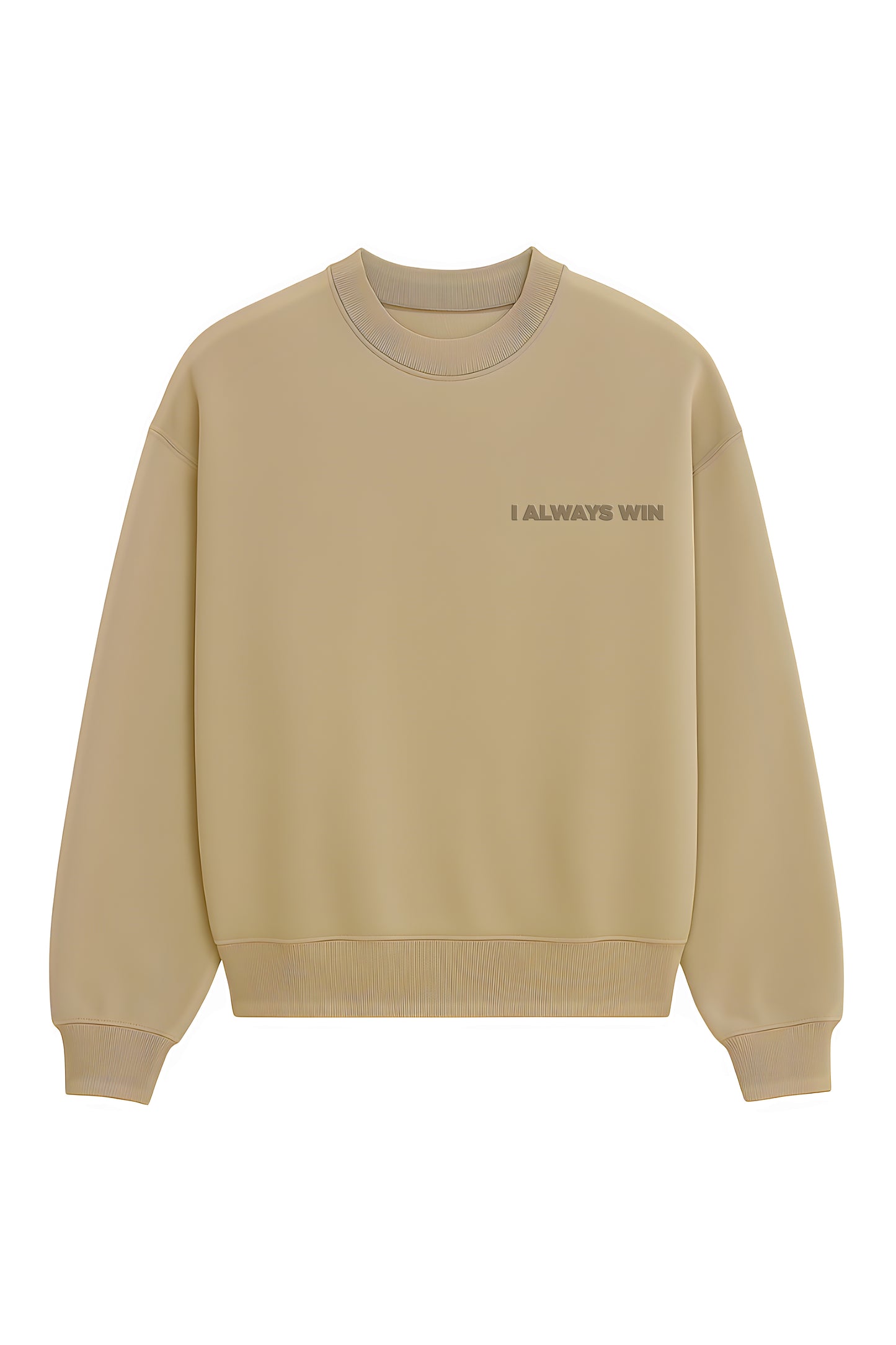 SIGNATURE "I ALWAYS WIN" SWEATER
