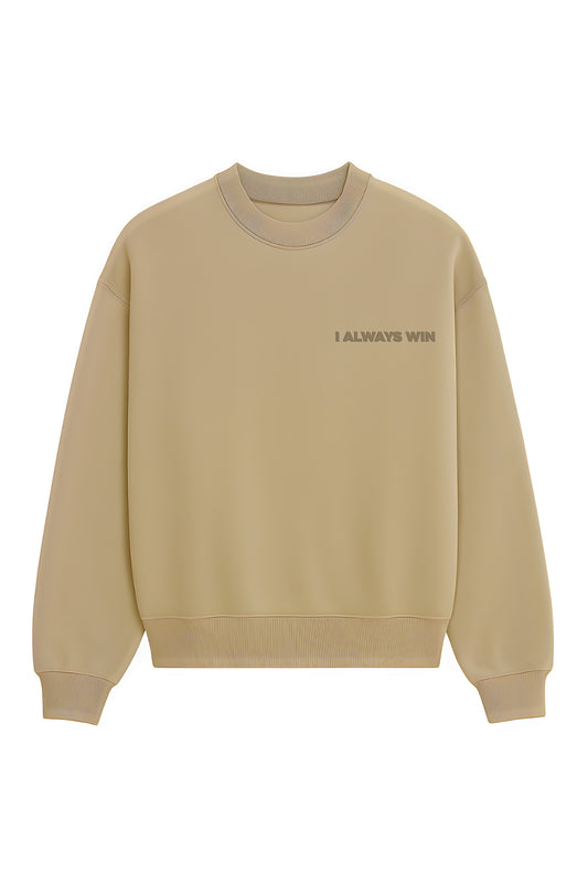 SIGNATURE "I ALWAYS WIN" SWEATER